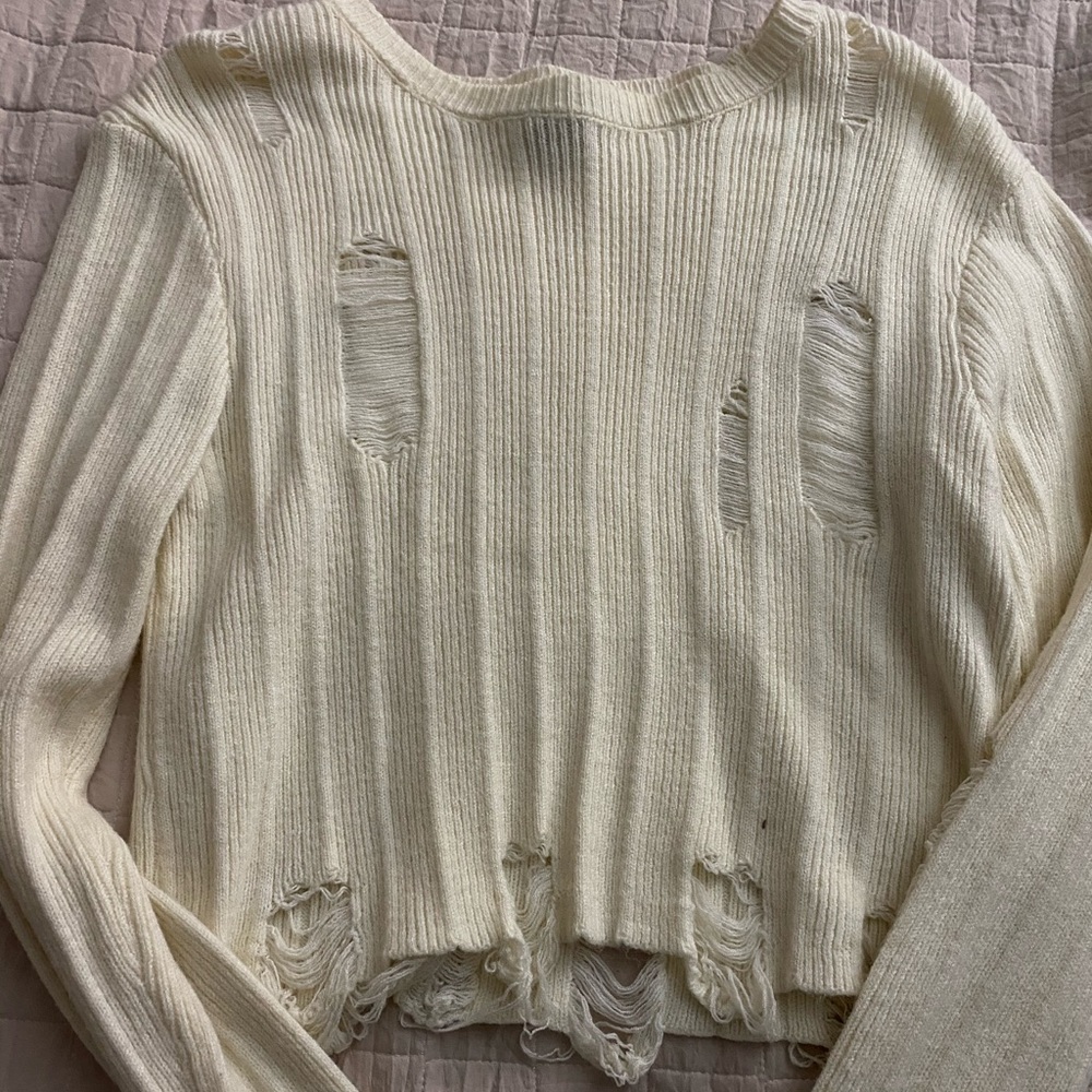 Cropped sweater